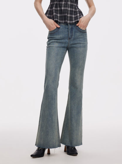 Denim High-Waisted Women Flared Jeans