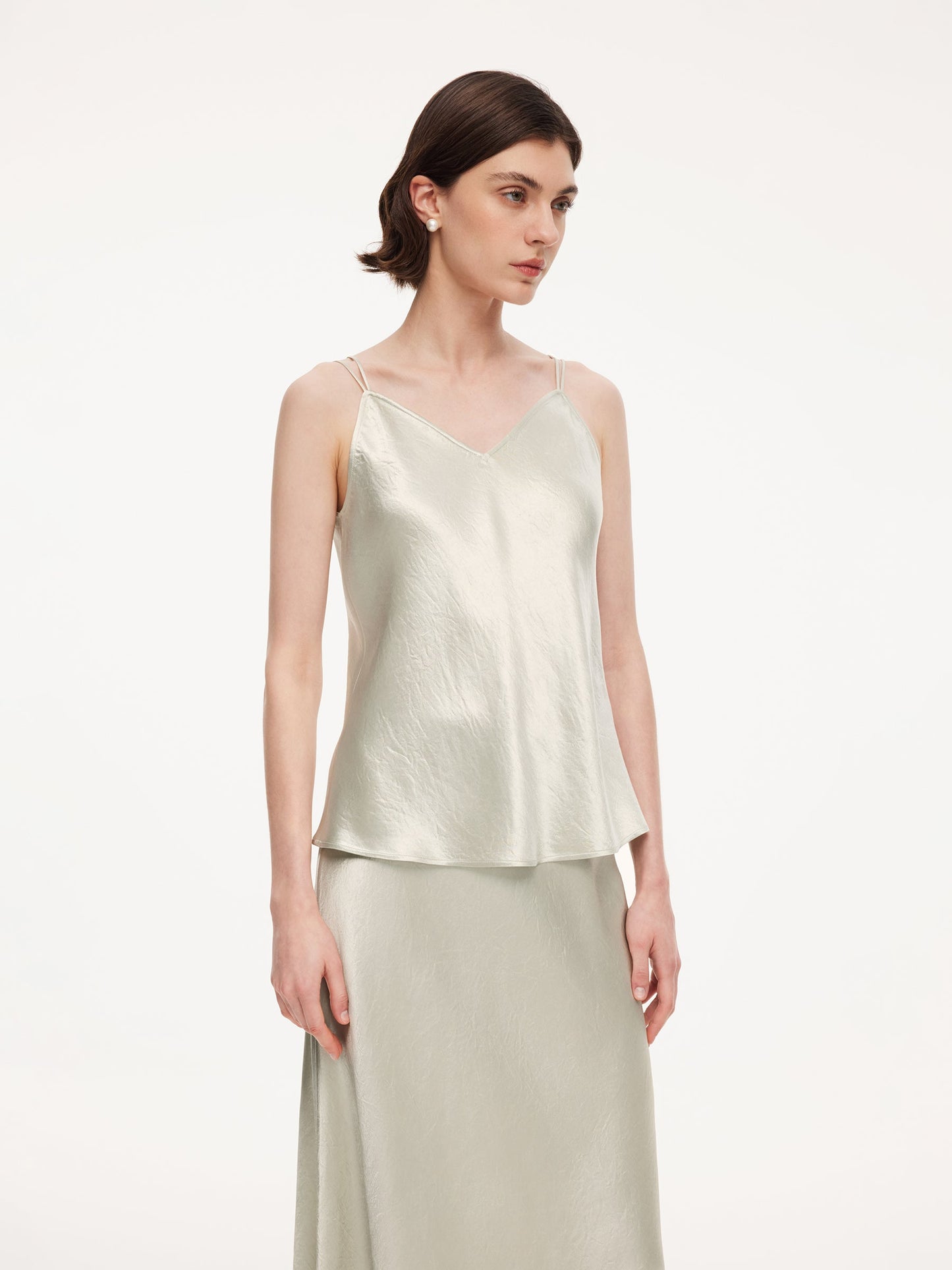 100% Acetate Women V-Neck Camisole