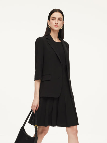Triacetate Blend H-Line Women Blazer