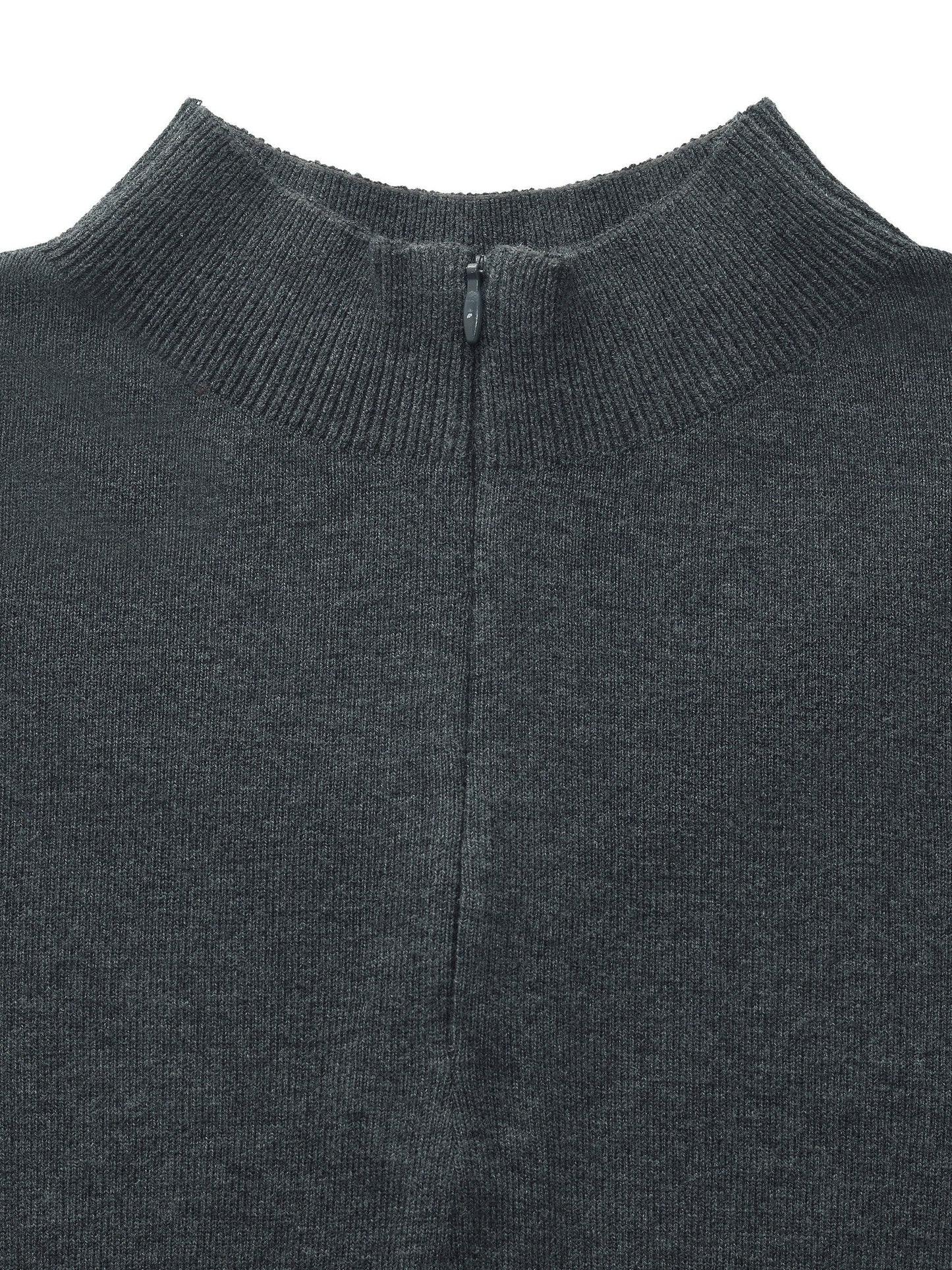 Cashmere Blend Mock Layered Knit Top And Pants Two-Piece Set