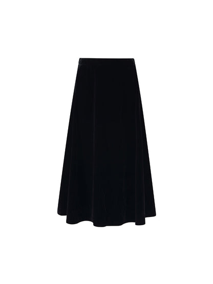 Washable Wool Double-Breasted Jacket And Skirt Two-Piece Set