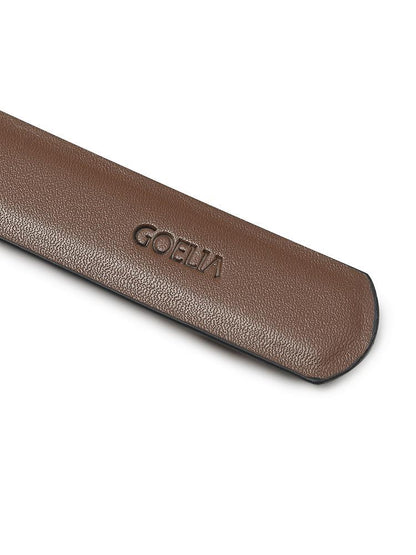 Black And Brown Simple Reversible Leather Belt
