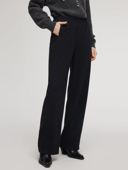 Stretch Loose Straight Leg Women Pants