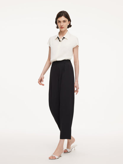 22MM Mulberry Silk Women Shirt With Silk Scarf