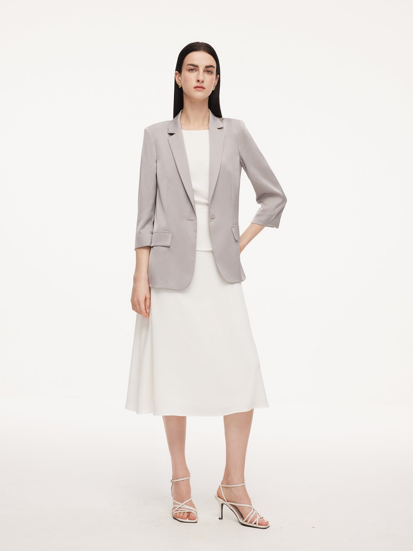 22MM Mulberry Silk Women Blazer