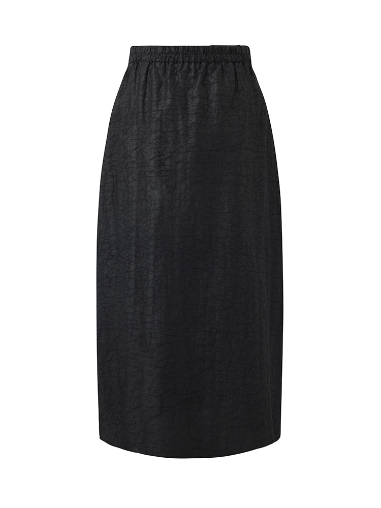 18 Momme Xiang Yun Silk Women Midi Skirt