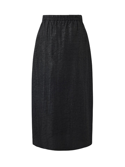 18 Momme Xiang Yun Silk Women Midi Skirt
