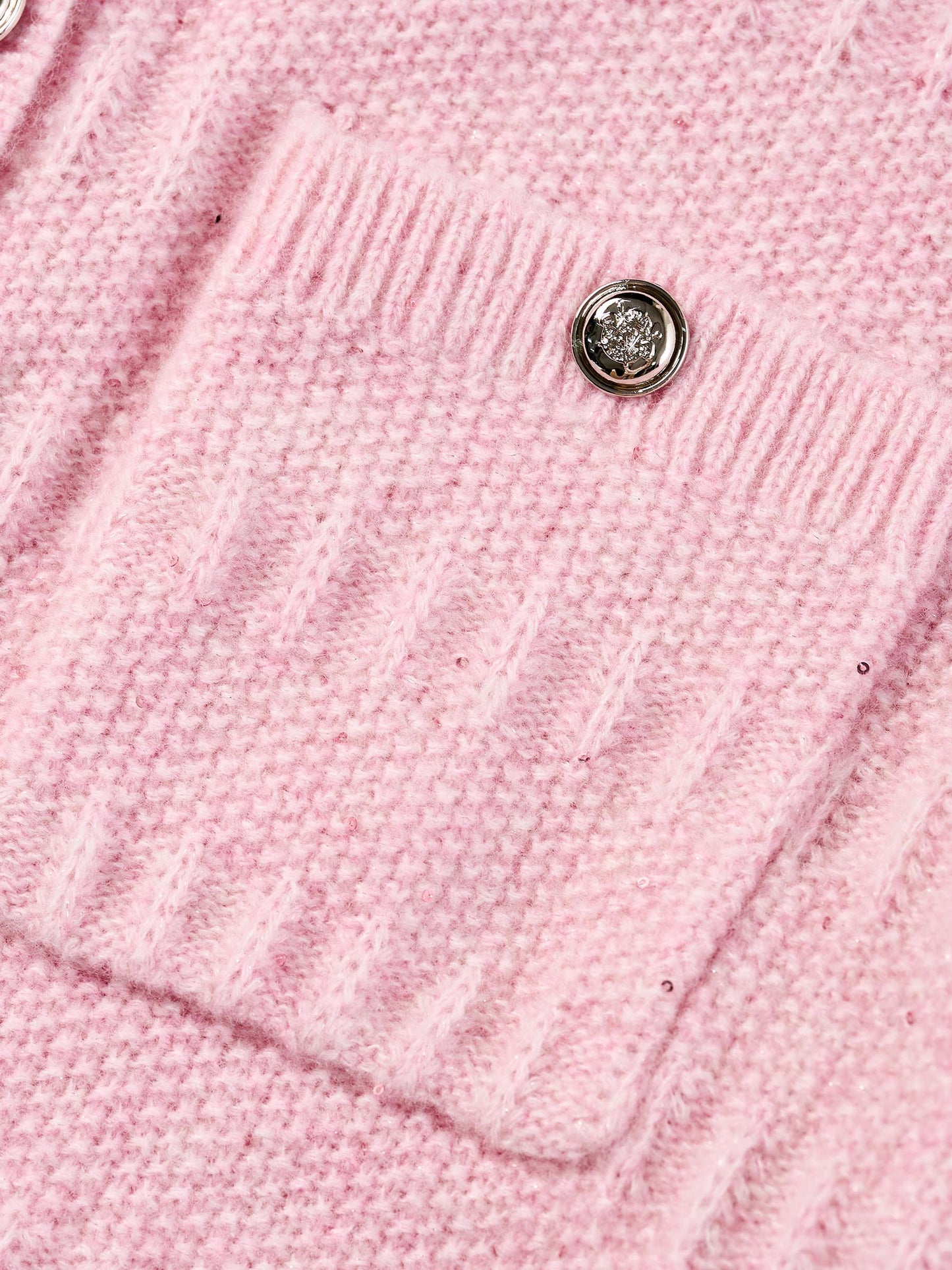[Preview] Wool Blend Round Neck Women Cardigan