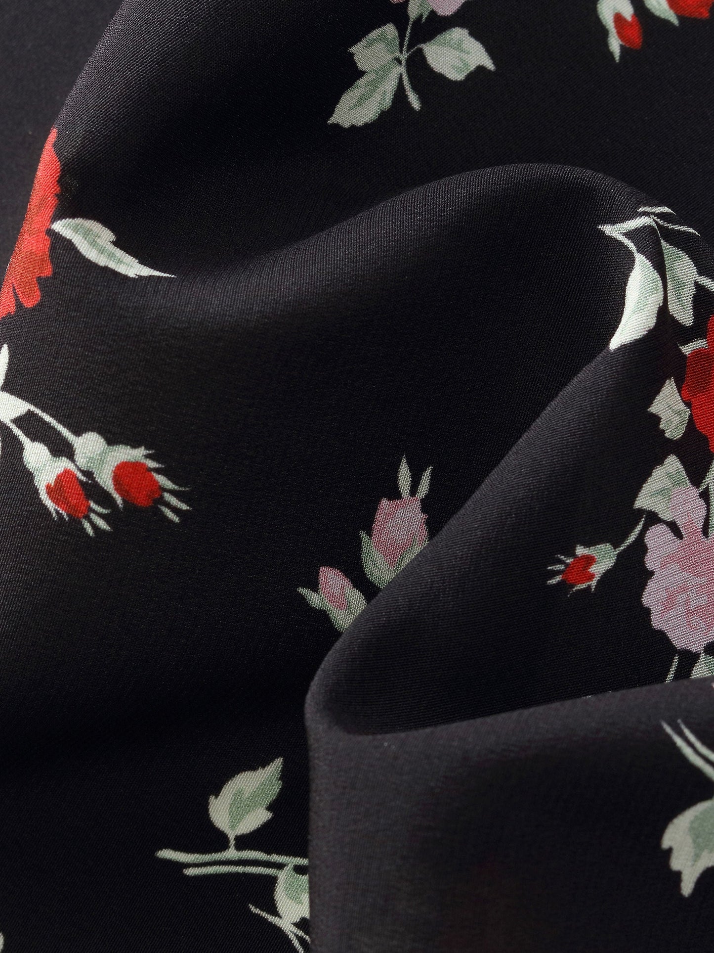 16MM Mulberry Silk Floral Print Women Maxi Wrap Dress