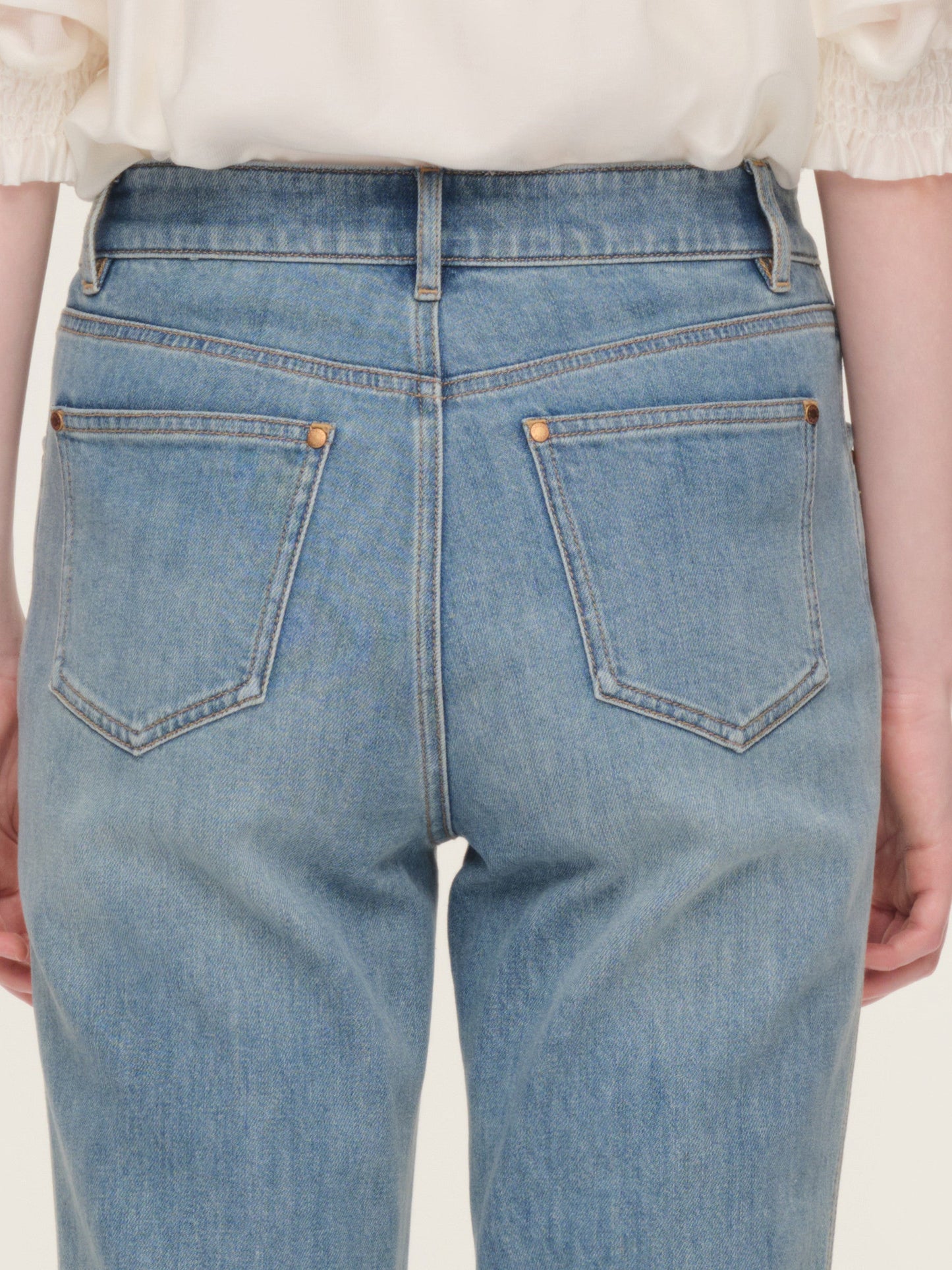 Cotton Denim Stretch Women Flared Jeans