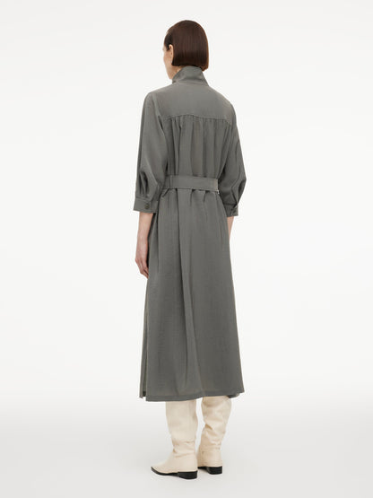 [Preview] Triacetate Blend Women Trench Coat
