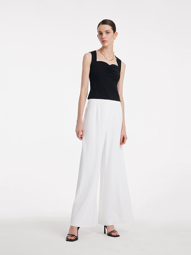 Wide Leg Full Length Pants