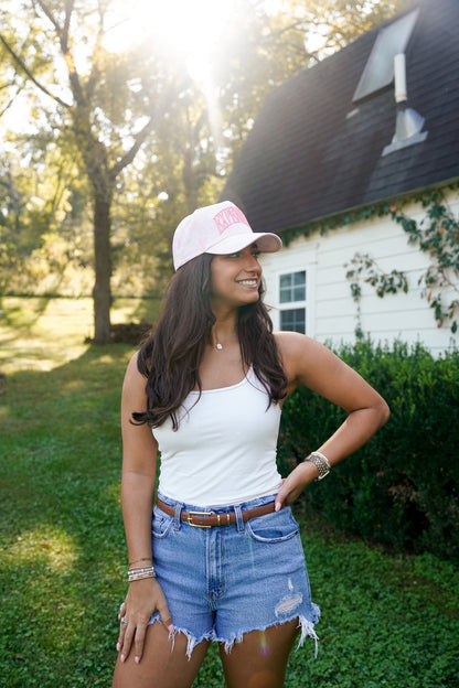 Expensive - Pink Camo Trucker Hat
