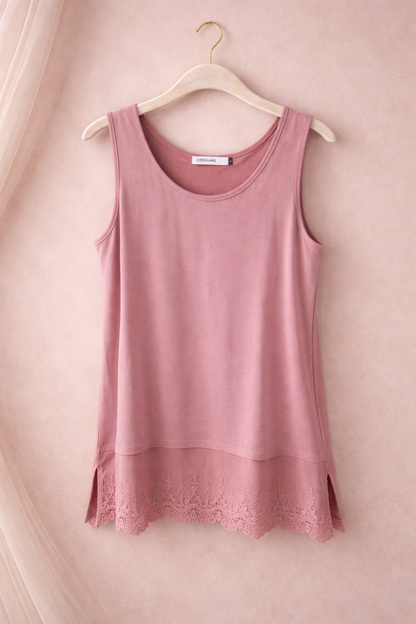 Origami - Dusty Rose Darling Tank