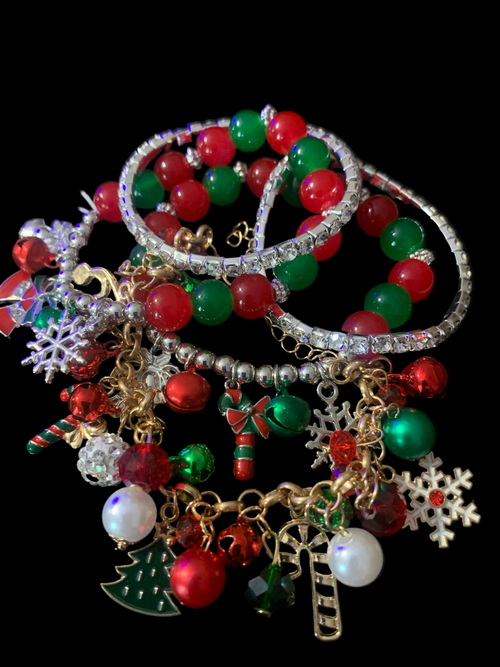 Holiday Charm Bracelet Set (5-Piece)