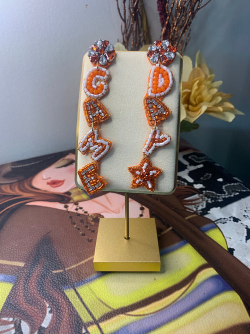 Game Day Crystal & Beaded Earrings