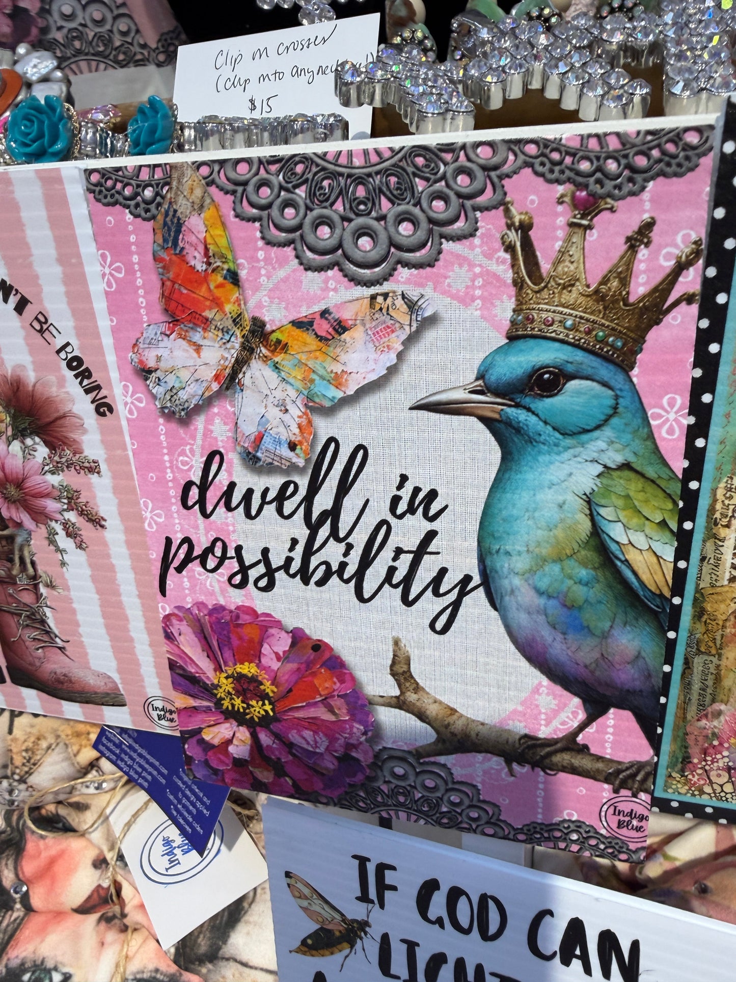 Dwell in Possibility Rhinestone Tee