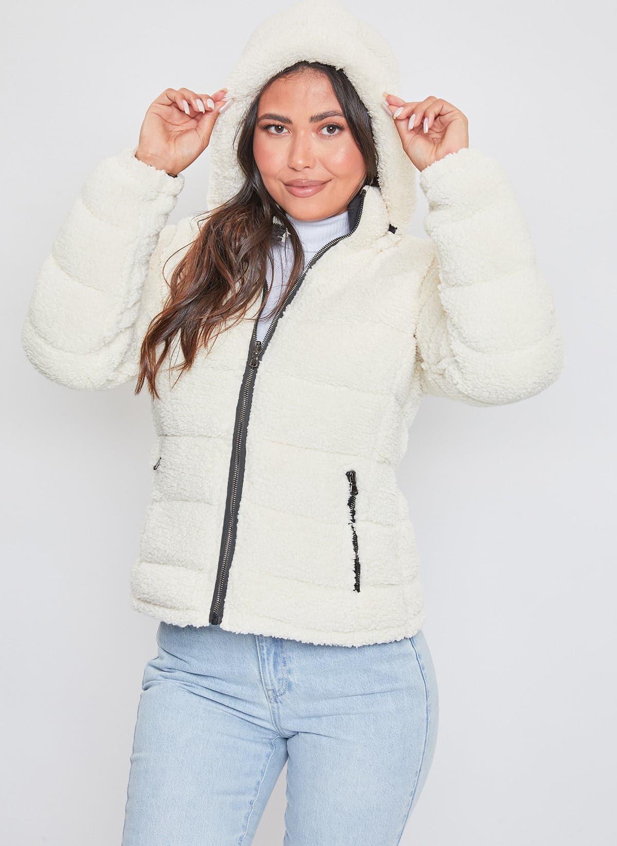 Poodle Fur Reversible Jacket