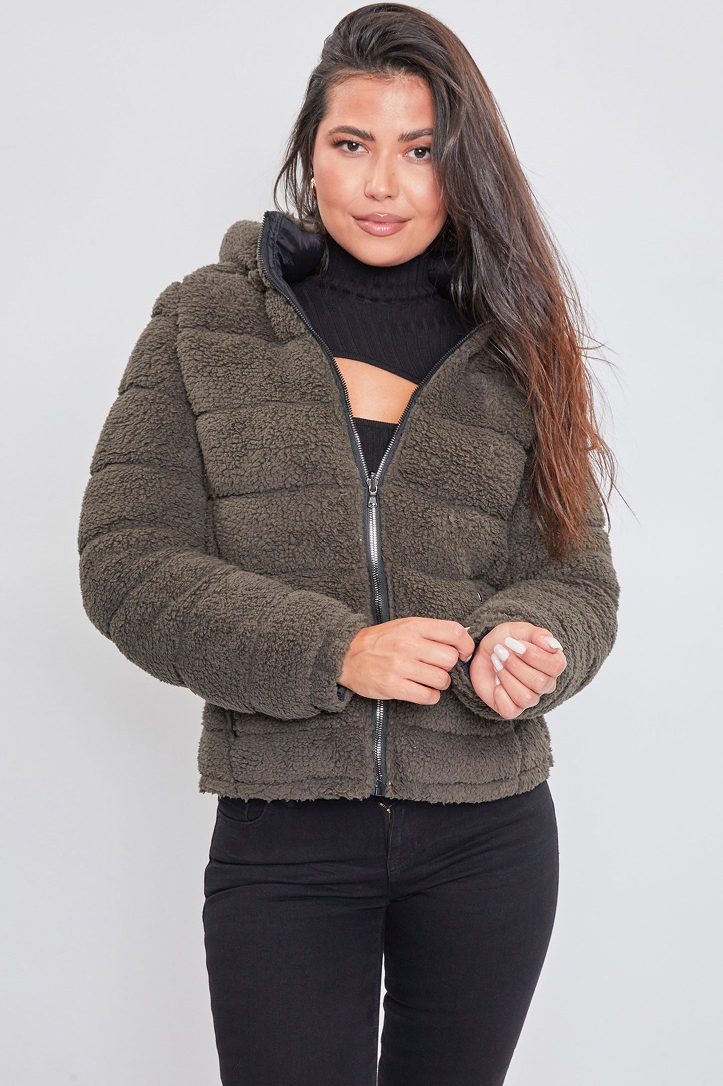 Poodle Fur Reversible Jacket