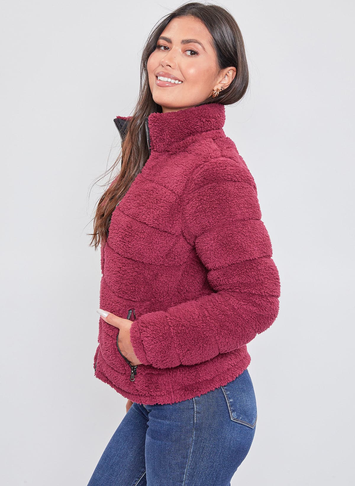 Poodle Fur Reversible Jacket