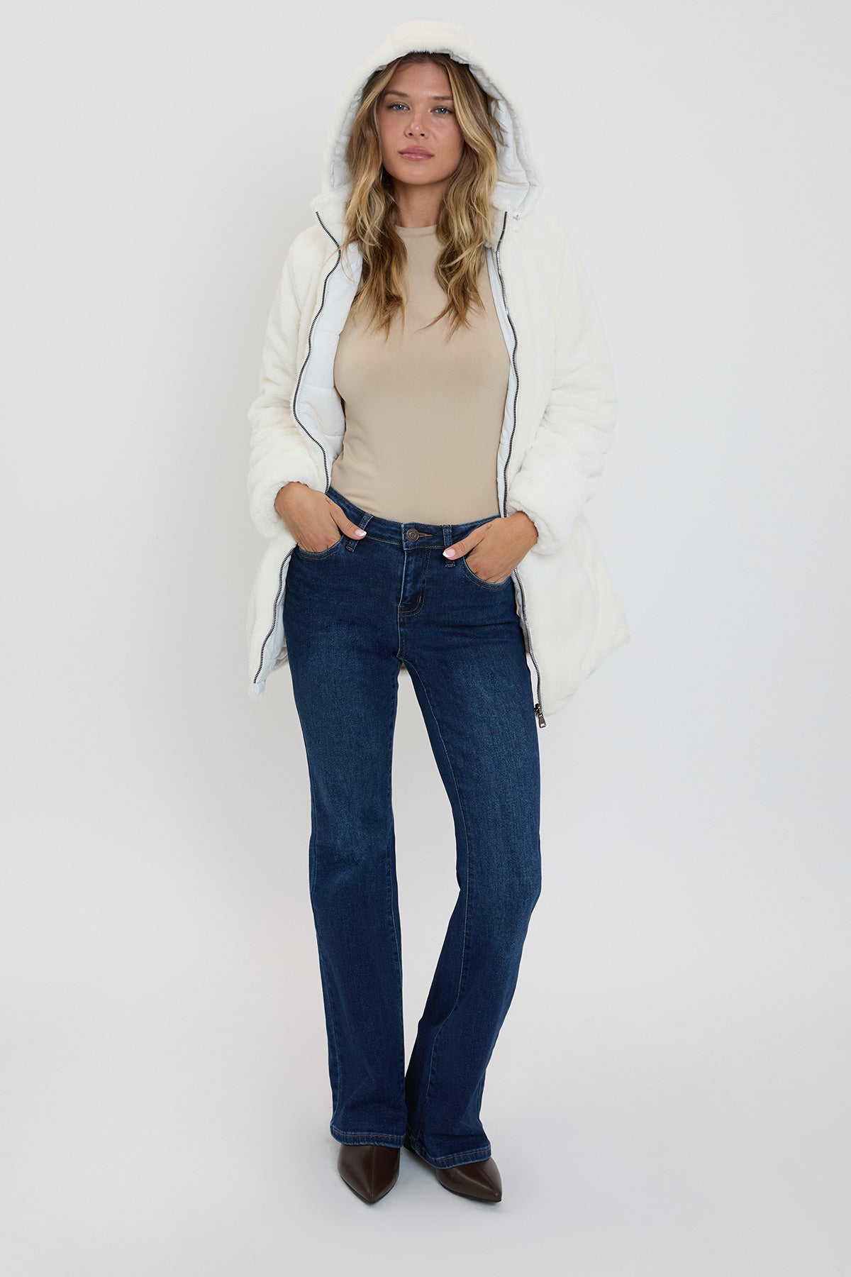 Winter Faux Fur Reversible Jacket