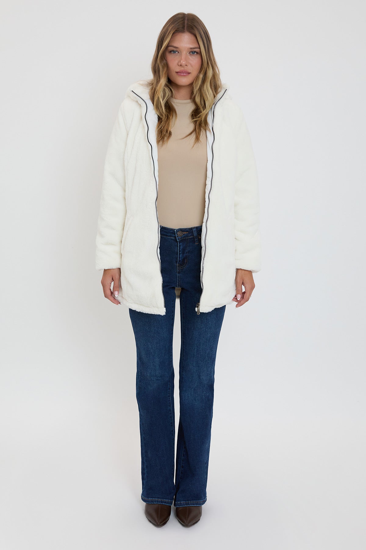 Winter Faux Fur Reversible Jacket