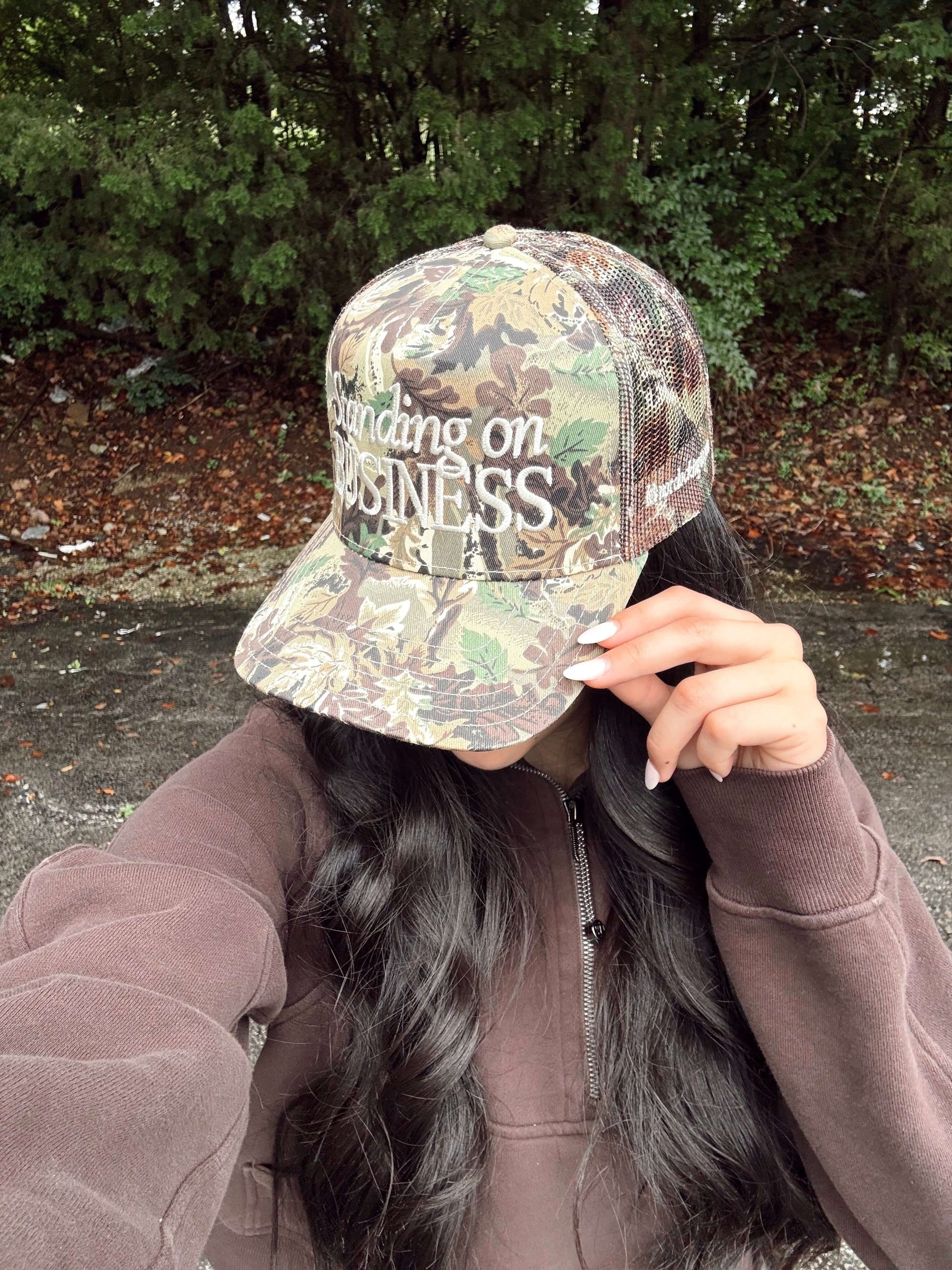 Standing On Business Trucker Hat