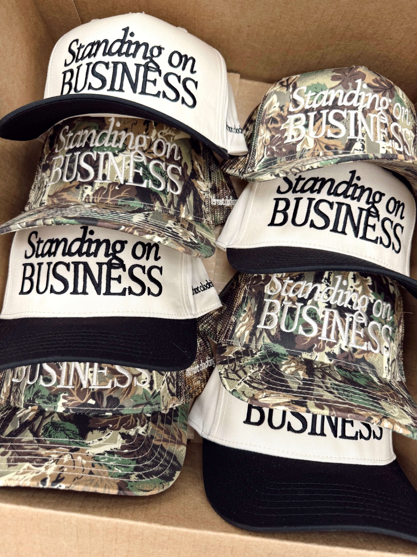Standing On Business Trucker Hat