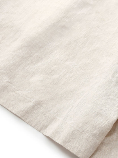 100% Linen Women Pocket Shorts