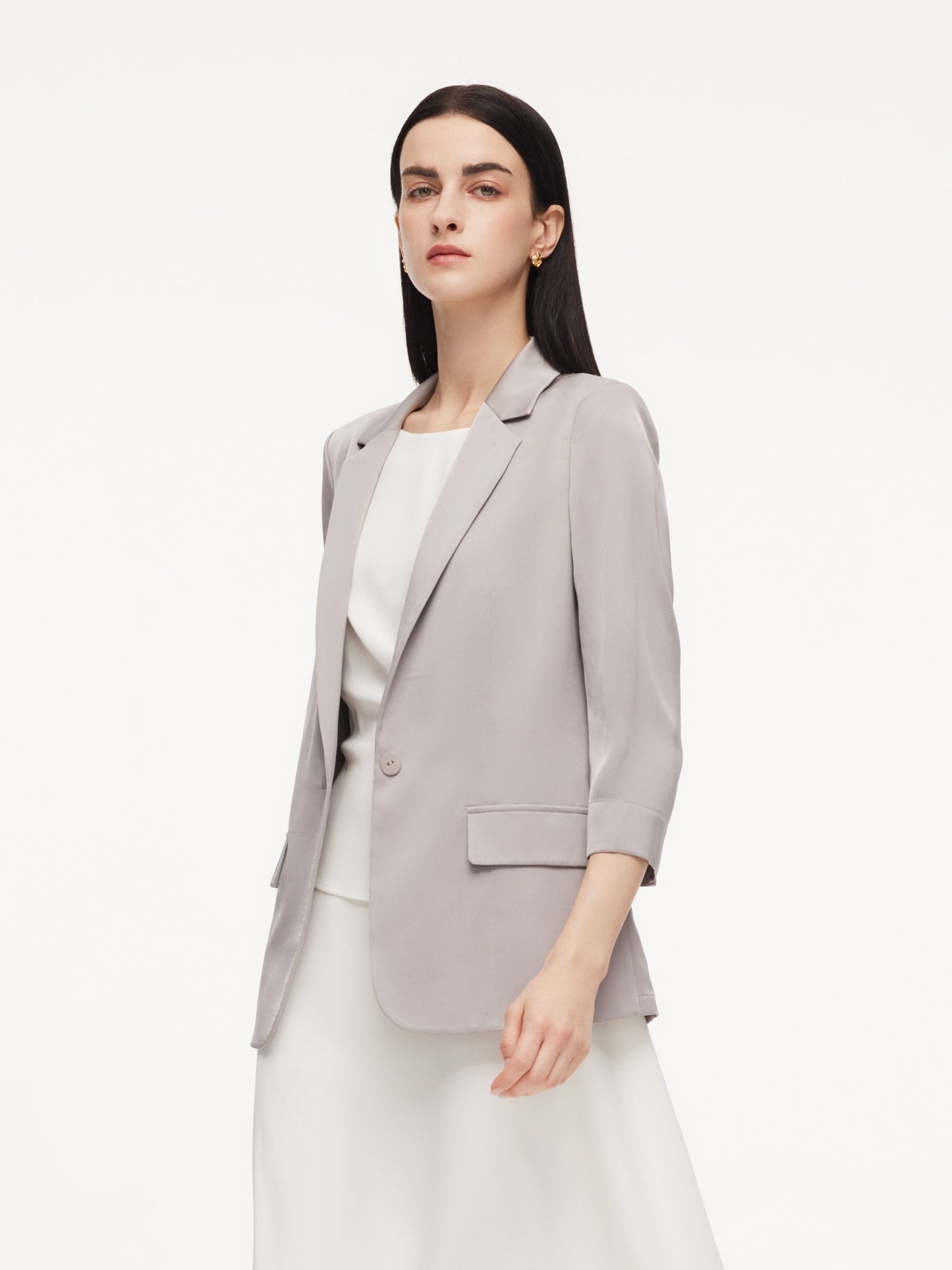 22MM Mulberry Silk Women Blazer