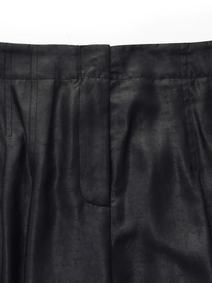 16MM Xiang Yun Silk Women Wide Leg Ankle Length Pants