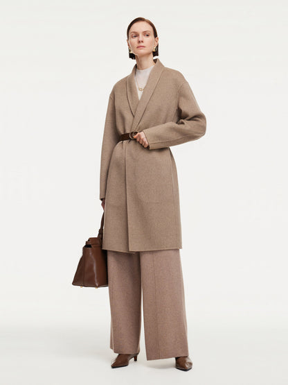 100% Cashmere Double-Faced Women Coat
