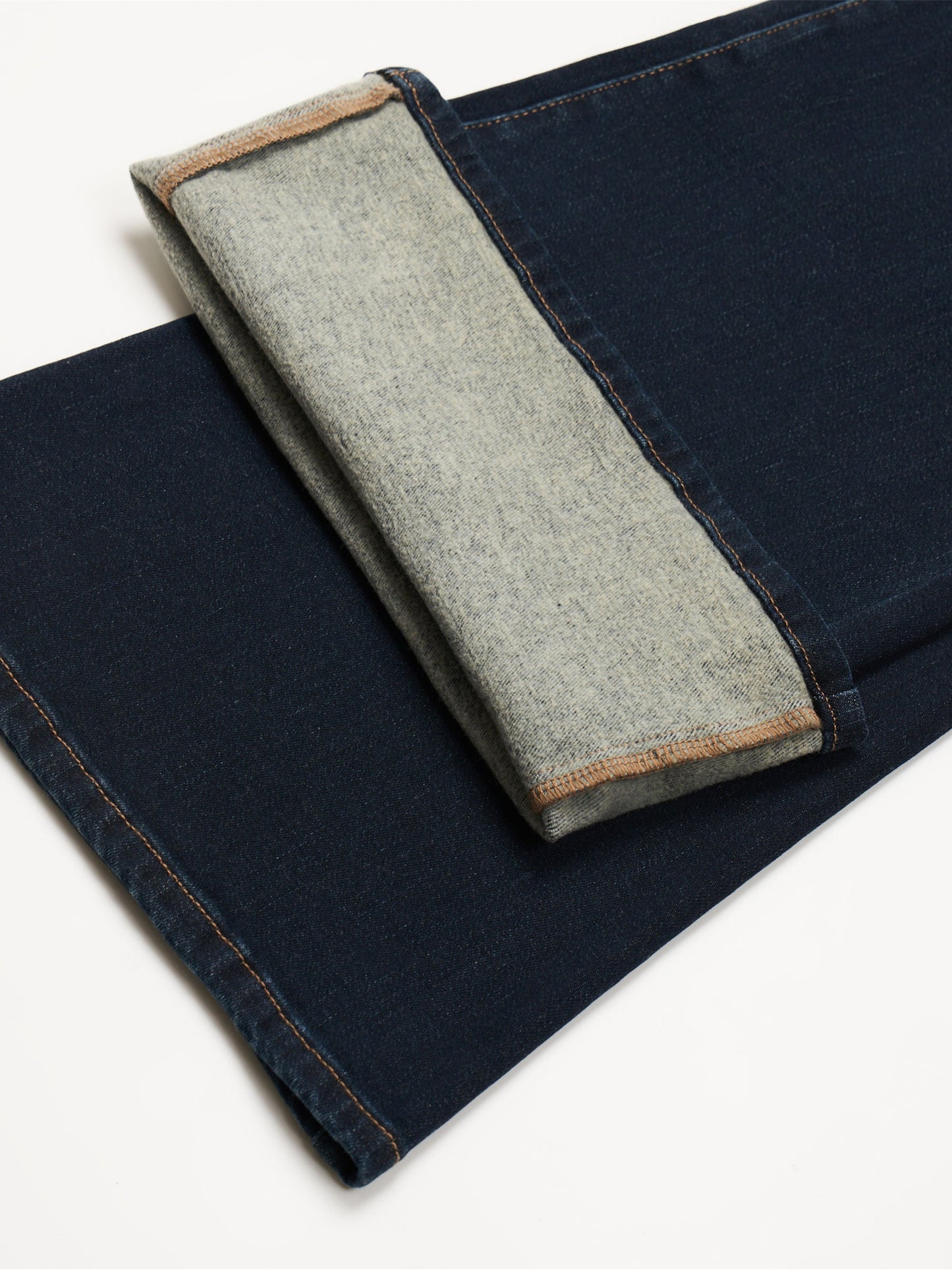 Denim Fleece Lined Women Flared Jeans
