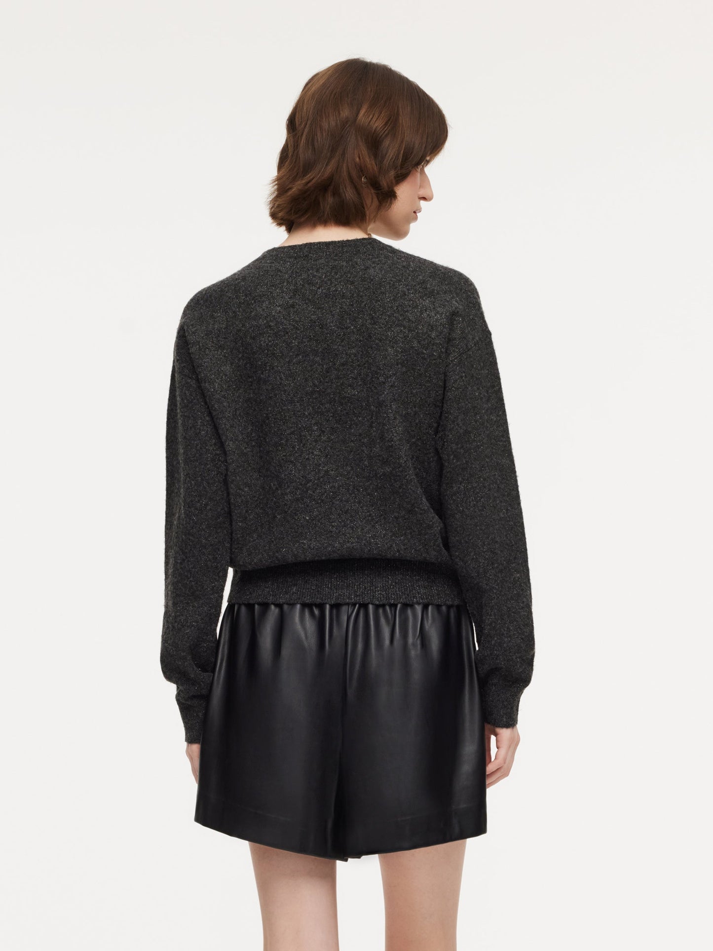 Bowknot Round Neck Women Sweater