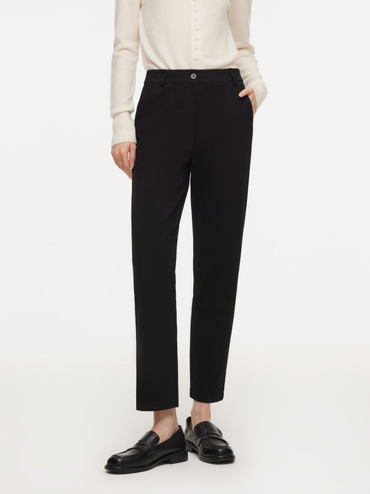 Stretch Slim Fit Women Ankle-Length Pants