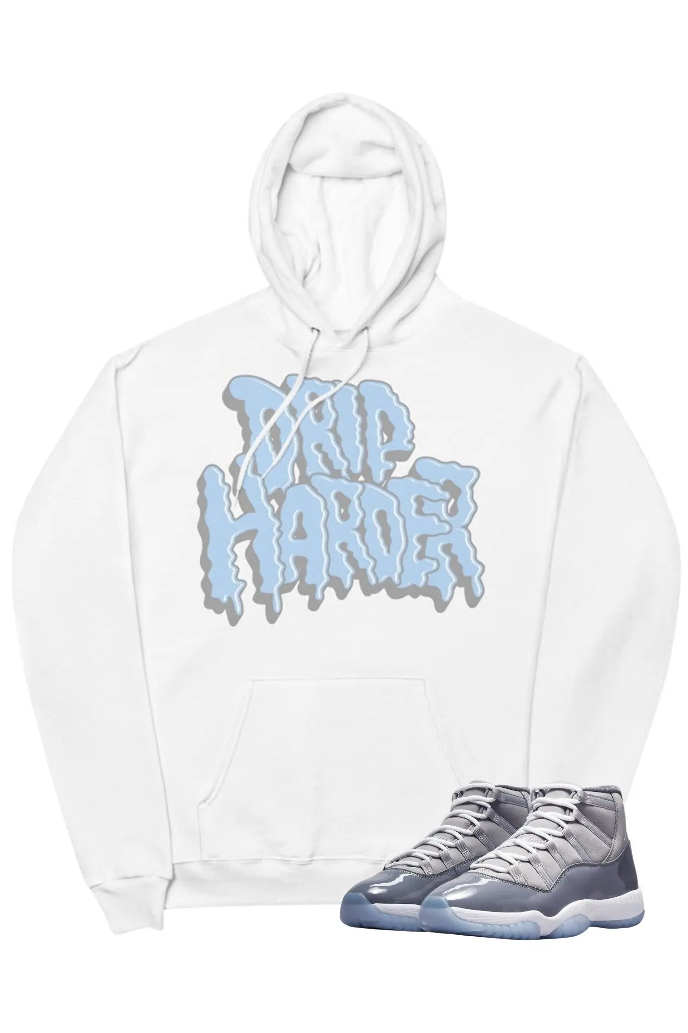 Air Jordan 11 "Drip Harder" Hoodie Cool Grey