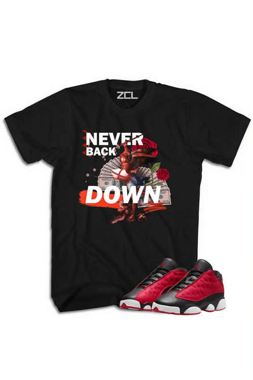 Air Jordan 13 Low "Never Back Down" Tee Very Berry