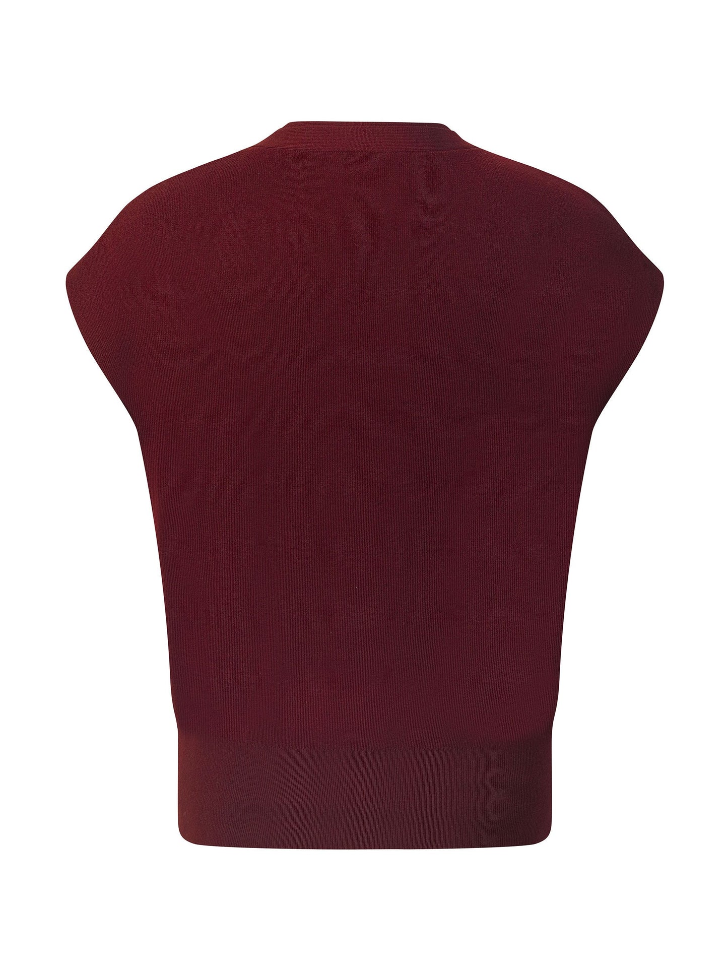 [Preview] Lyocell Blend V-Neck Women Knit Top With Ribbon