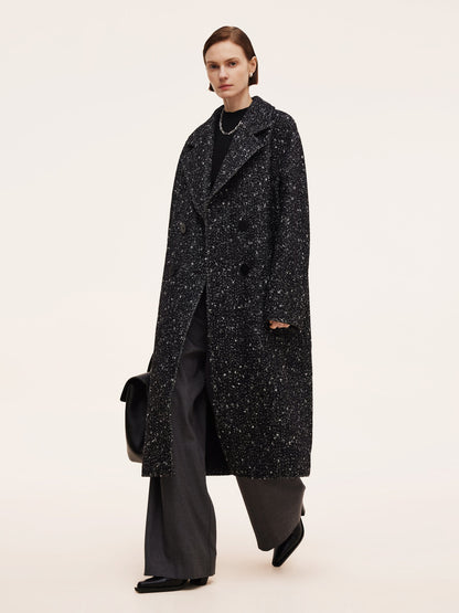 Wool Blend Unisex Oversized Coat