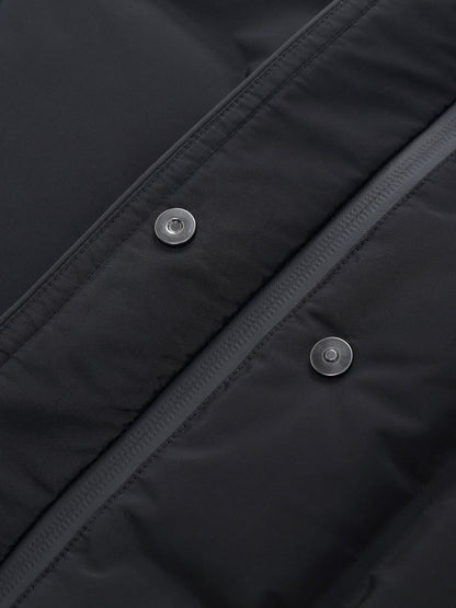 Cocoon Waterproof And Windproof Hooded Goose Down Jacket
