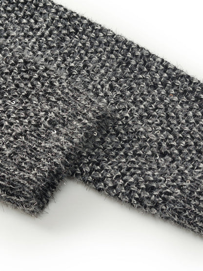 Wool Blend Sequins Women Cardigan