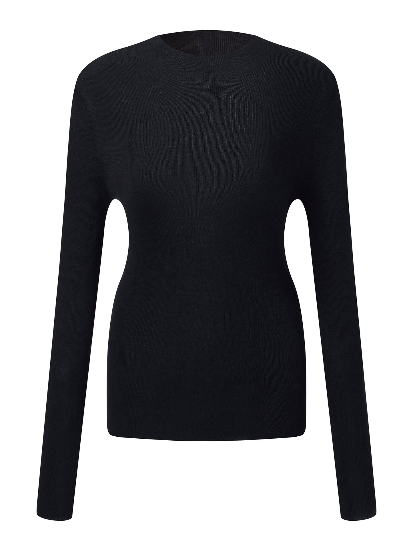 Cashmere Mulberry Silk Tencel Blend Women Knit Top