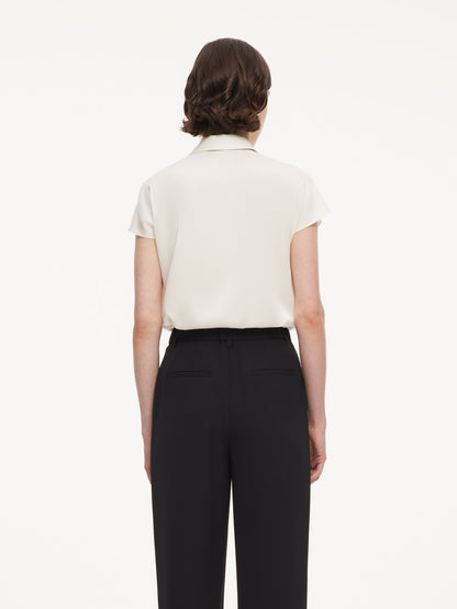 22MM Mulberry Silk Women Shirt With Silk Scarf