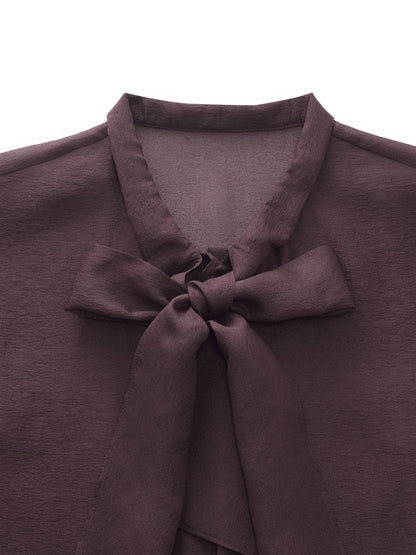 [Preview] Tie Front Women Shirt With Camisole