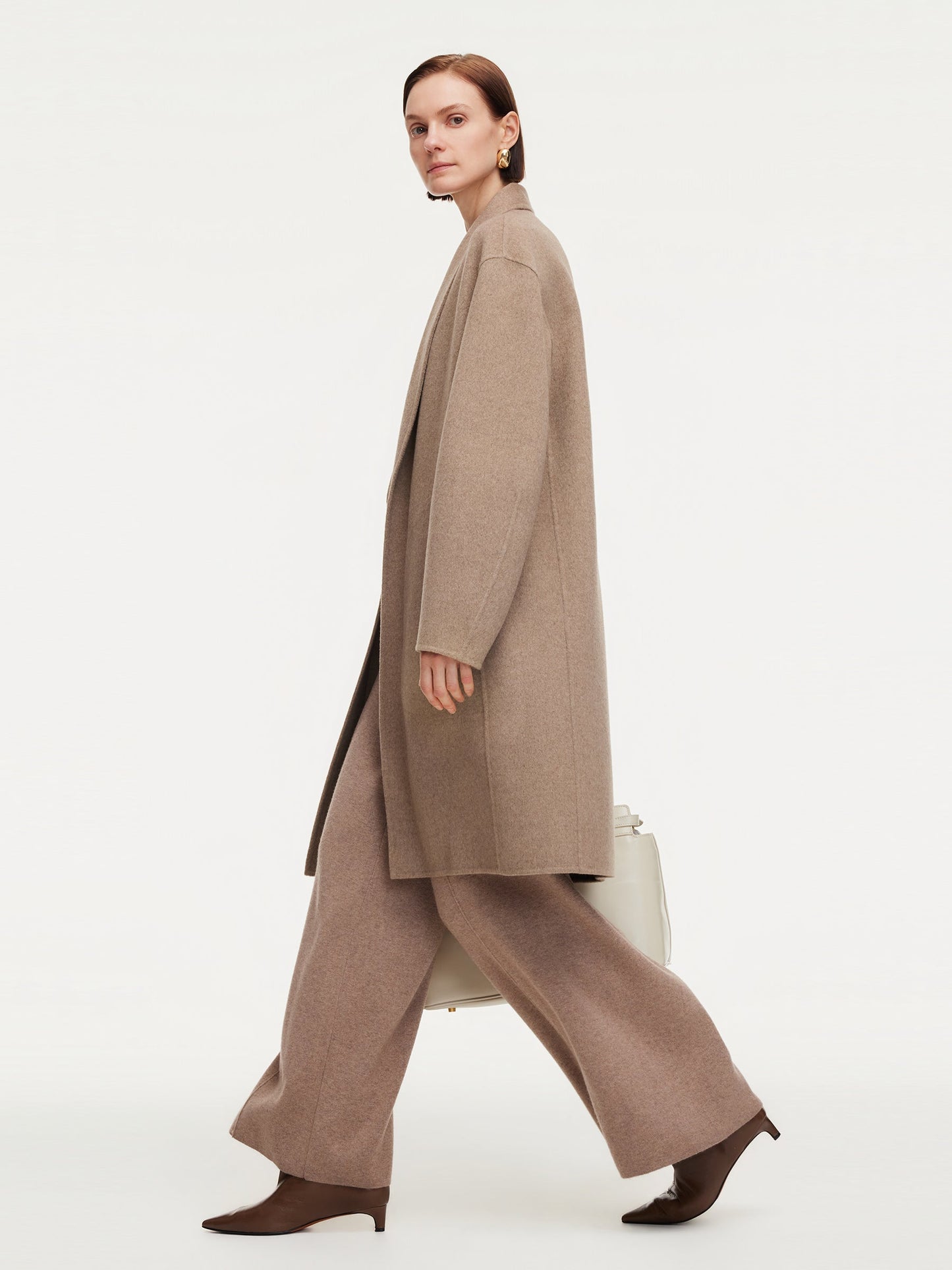 100% Cashmere Double-Faced Women Coat