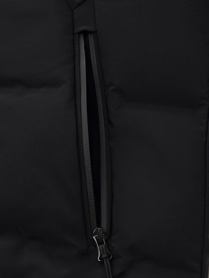 Drawstring Hooded Goose Down Jacket