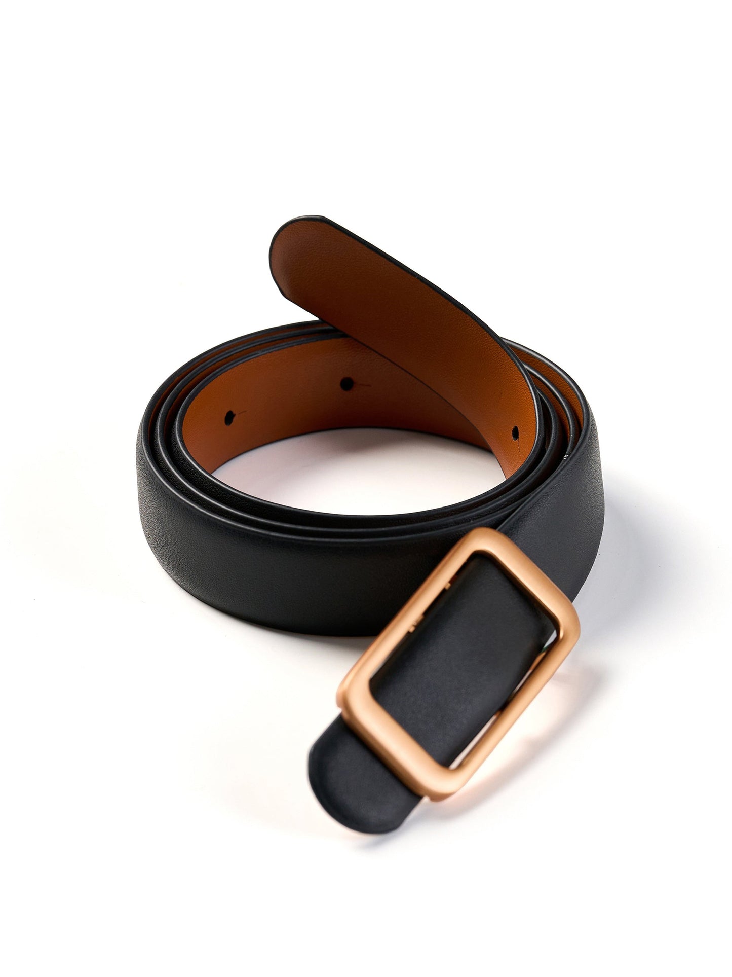 Minimalist Reversible Women Leather Belt