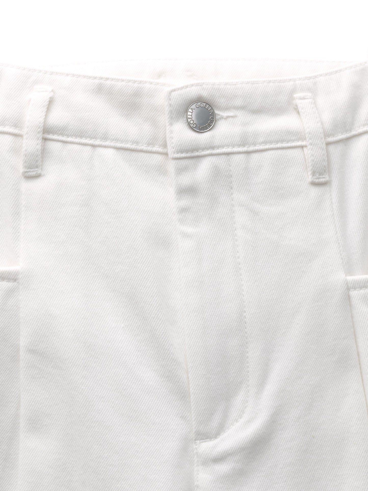 Denim Women High-Waisted Wide Leg Jeans With Leather Belt
