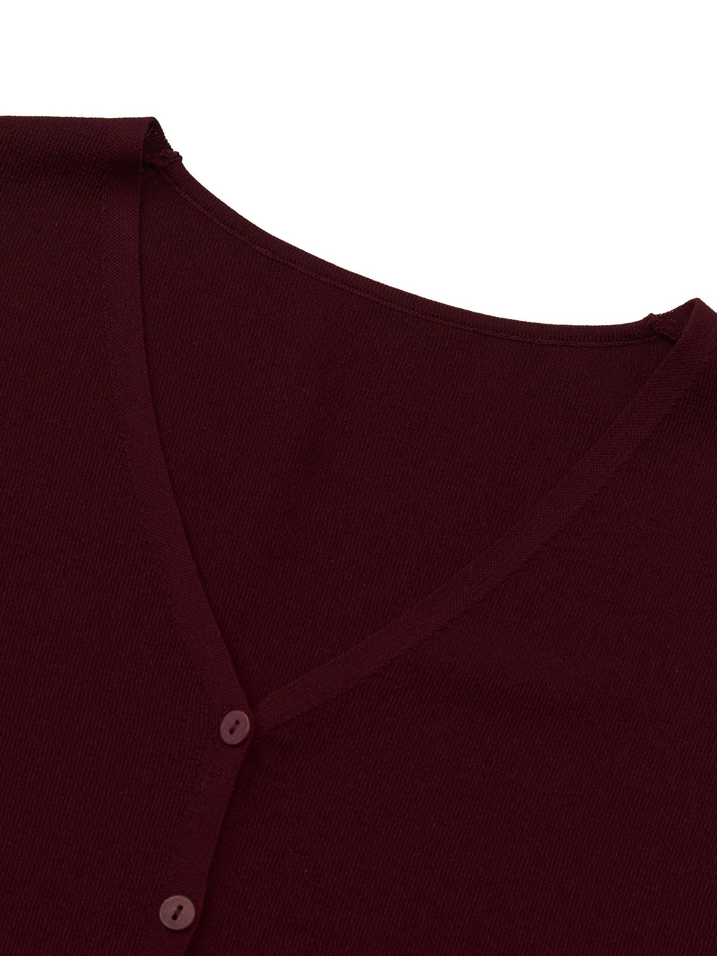 Lyocell Blend V-Neck Women Cardigan With Ribbon