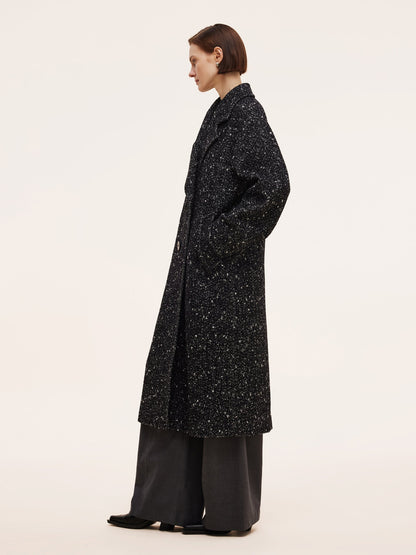 Wool Blend Unisex Oversized Coat